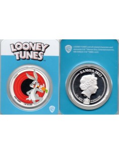 2022 Samoa Moneda 1 onza Bugs Bunny Color