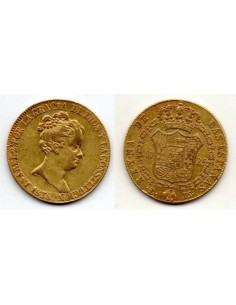 1838 ISABELL II 80 REALES Barcelona