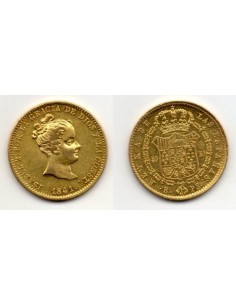 1841 ISABELL II 80 REALES Barcelona Busto pequeño