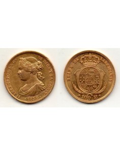 1856 Isabell II - 100 reales Madrid