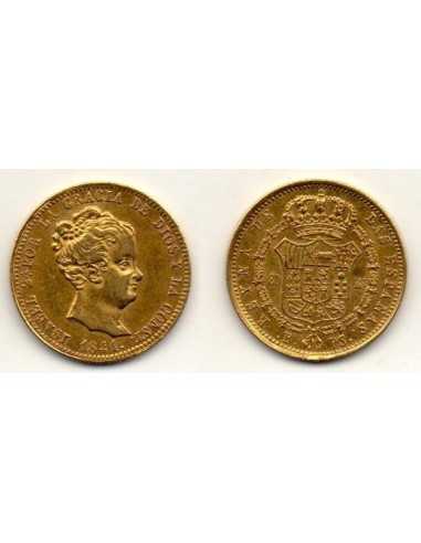 1841 ISABELL II 80 REALES Barcelona