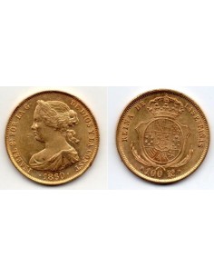 1860 Isabell II - 100 reales Sevilla