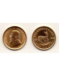 1984 Sud-Africa 1/10 Krugerrand - Moneda ORO
