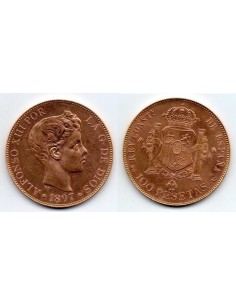 1897*62 100 Pesetas Oro Alfonso XIII