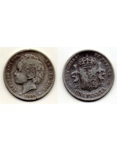 1893 1 Peseta de plata Alfonso XIII