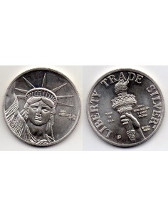 Onza de plata LIBERTY TRADE SILVER 1986