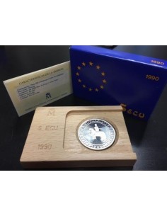 1990 - 5 - ECU de plata - ALFONSO X EL SABIO