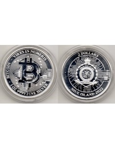 2022 Niue Moneda Bitcoin