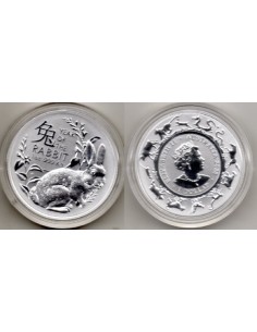 2023 Australia Conejo RAM, 1 onza plata