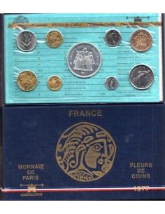 1977 - Francia - monnaie de paris Fleurs de coin - 50 Francos. / Hércules