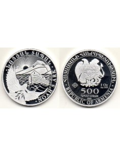 2023 Armenia 500 Dram, onza plata serie Noe