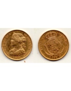 1860 Isabell II - 100 reales Madrid