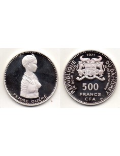 1971 REP. DE DAHOMEY 500 FRANCS CFA