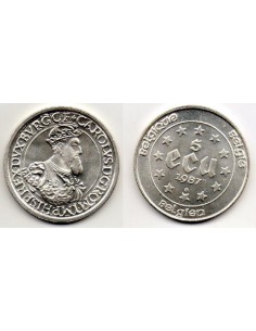 1987 5 ECUS DE PLATA CARLOS V