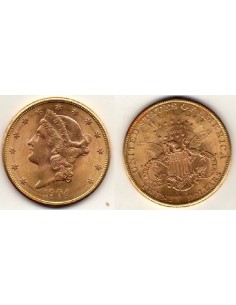 1904S EEUU 20 Dolares oro Liberty Head-Double Eagle