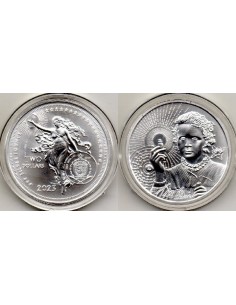 2023 Niue 2$ Moneda 1 onza Maria Curie