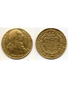 1788, 8 Escudos Carolus III Sevilla C