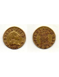 1767 Carlos III 1/2 escudo 1767 Madrid PJ ( durillo )