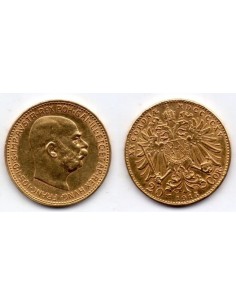 Moneda 20 Coronas Oro Austria 1915