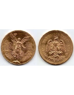Moneda 1945 Mexico 50 pesos - Moneda Conmemorativa 1821/1945