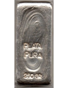 Lingote de 250 Gramos plata pura