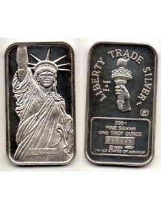 Lingote de 1oz. de plata Libertad