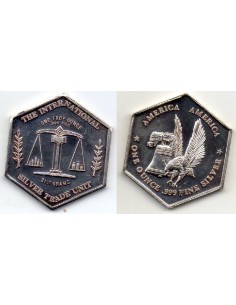 the internacional silver trade unit one troy ounce