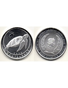 2022 Montserrat Moneda 1 onza Tortuga