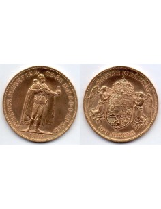 1908 - 100 Coronas oro Franz Joseph I
