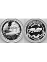 2023 EEUU 1 Dollar de Plata - 1 onza Jefe Indio Sioux en Canoa