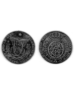 FERNANDO VII - MEDALLA DE ACLAMACION de PLATA - 1808 MADRID - MODULO DE 1 REAL 