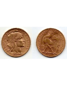 1911 Francia 20 Francos de oro - Marianne