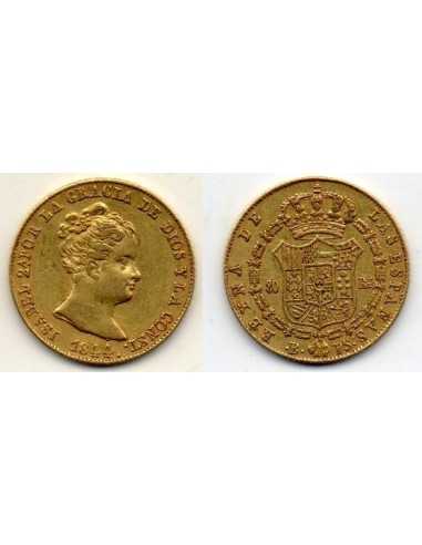 1844 ISABELL II 80 REALES Barcelona