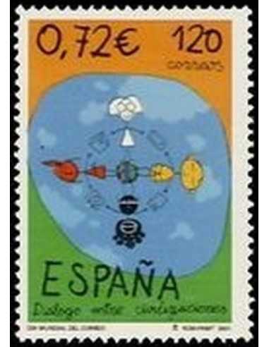 Año 2001 - 3820 Dia mundial del Correo