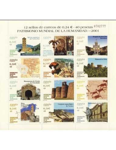 Año 2001 - 3843/54 ( MP 77 ) Patrimonio Mundial de la Humanidad