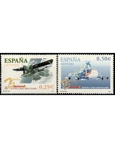 Año 2002 - 3907/08 75 Aniv. del primer vuelo de Iberia