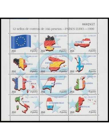 Año 1999 - 3632/43 (  MP 63 ) Paises del Euro