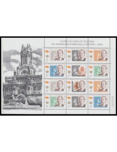 Año 2000 -3687/93 ( MP 68 ) 150 Aniversario del Primer sello Español