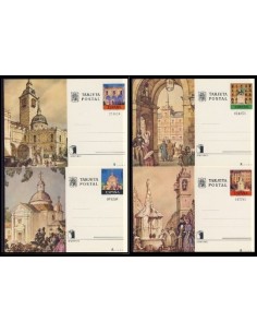 Tarjeta Postal 107/110 Exposición Mundial Filatelia, ESPAÑA 75
