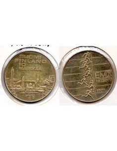 1971 Finlandia - 10 Mark Moneda de plata