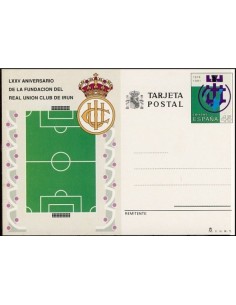Tarjeta Postal 153 75 Aniv fundación Real Unión club Irún