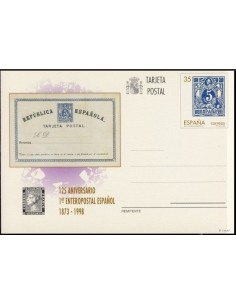 Tarjeta Postal 167 125Aniv de la primera tarjeta enteros postal española