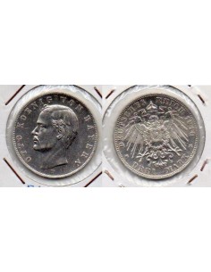 1910 Alemania-Baviera 3 Marcos