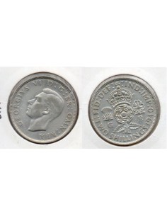 1940 Reino Unido, 2 Shillings / Georgivs VI