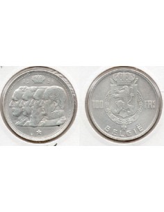 1951 Belgica 100 Francos - Moneda plata