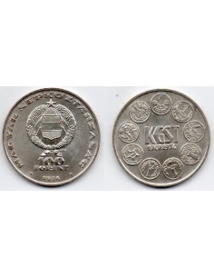 1974 Hungria - 100 Forint- moneda de plata