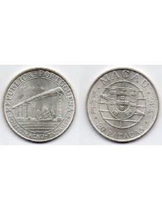 1974 Macao 50 patacas - Moneda plata