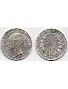 1840 India británica 1 rupee Reina Victoria