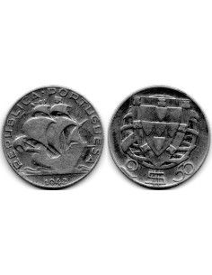 1942 Portugal 2 Escudos y medio - Moneda plata