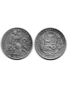 1890 TF Perú, un sol de plata